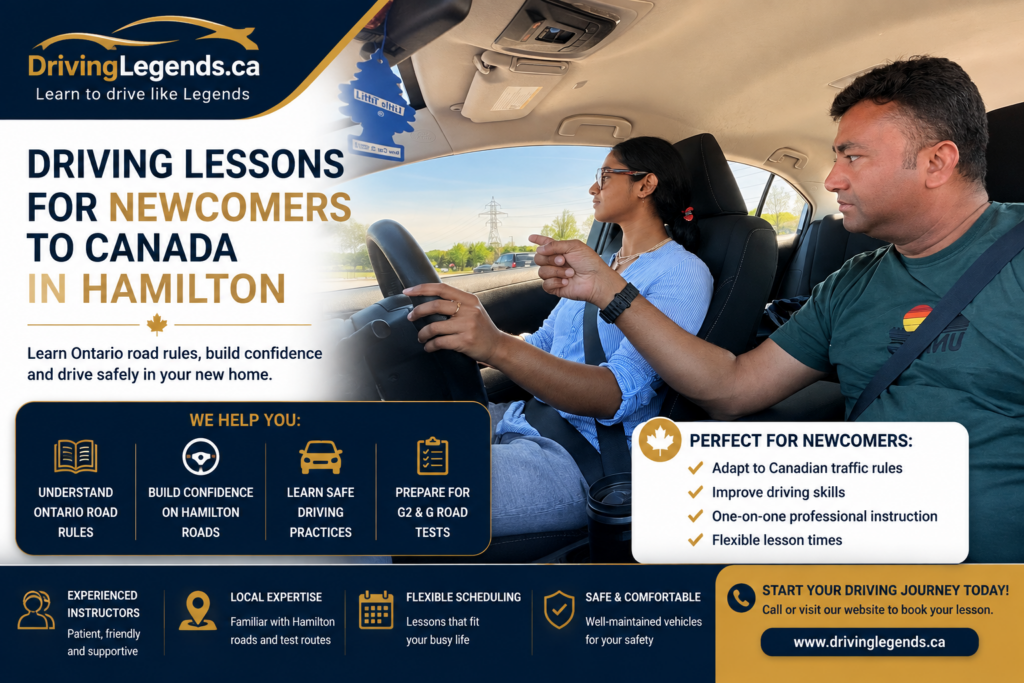 Driving Lessons for Newcomers in Hamilton