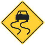 Road ahead slippery when wet
