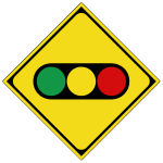 Traffic signal ahead